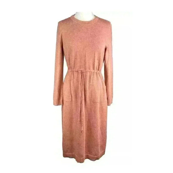 J. Jill Knit Dress Size S Drawstring Soft Terracotta Winter - Picture 1 of 7